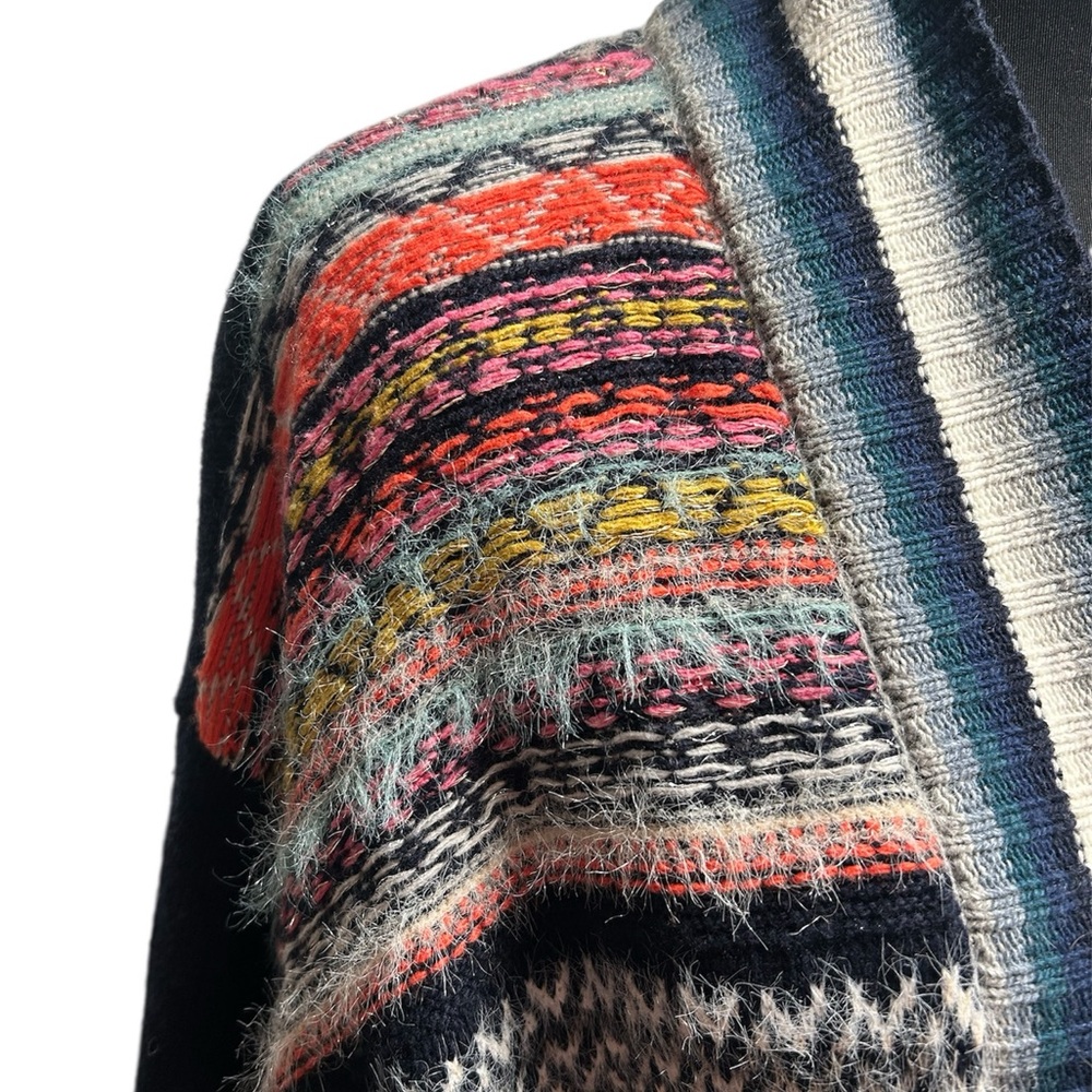 Anthropologie Sleeping on Snow Mixed Knit Kimono - Picture 3 of 4